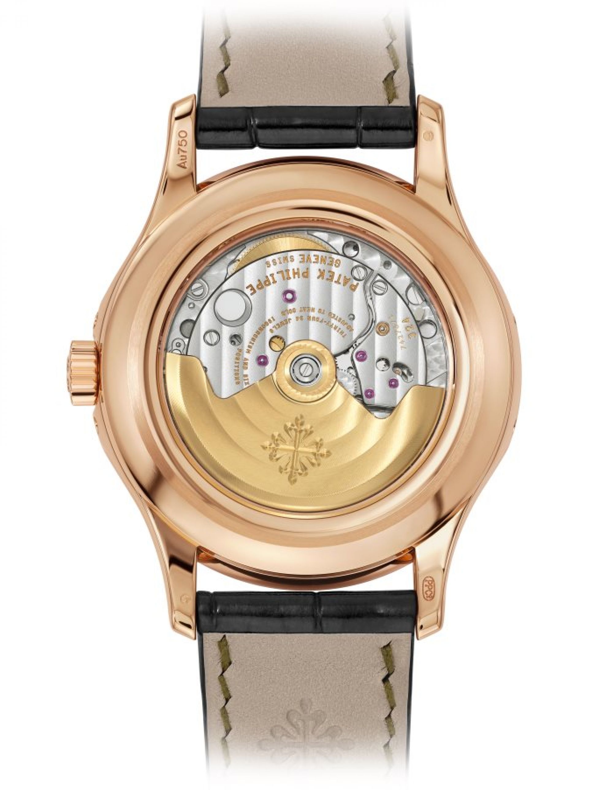 Patek Philippe Jahreskalender, Mondphase. Rückseite