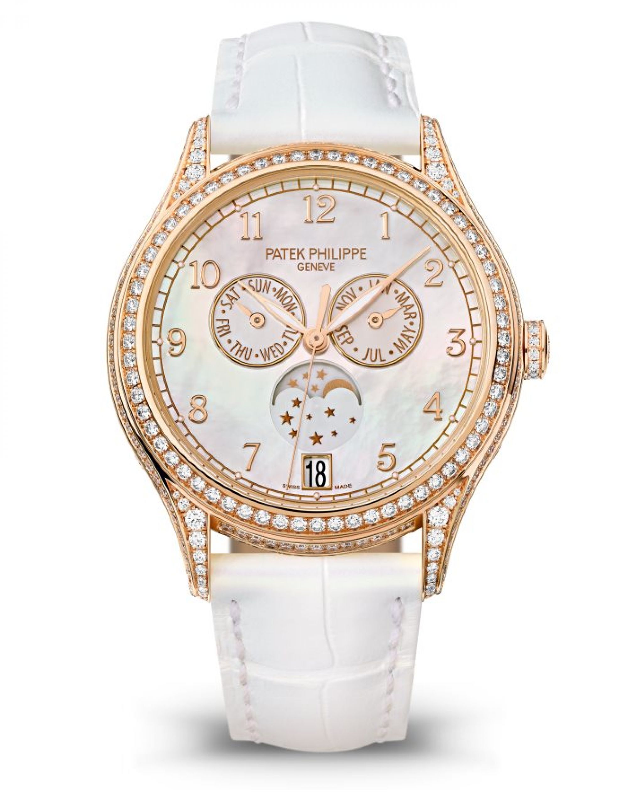 Patek Philippe Jahreskalender, Mondphase. Face
