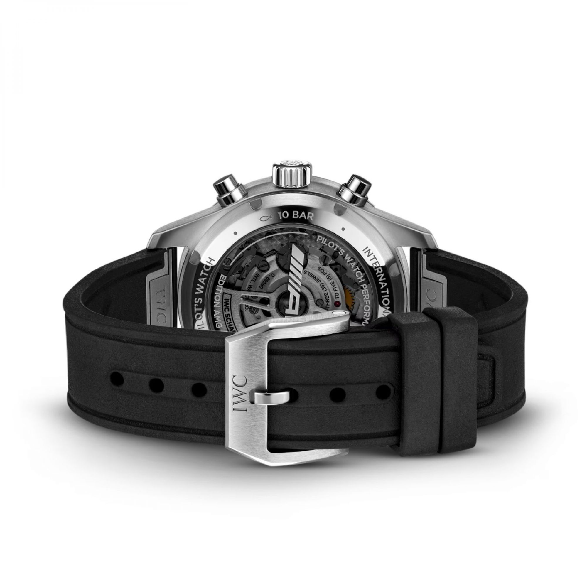 IWC  Pilot’s Watch Performance Chronograph 41 AMG liegend